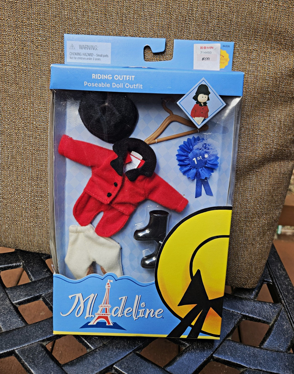 2002 Madeline Poseable Doll Outfit - Riding Outfit New In Package